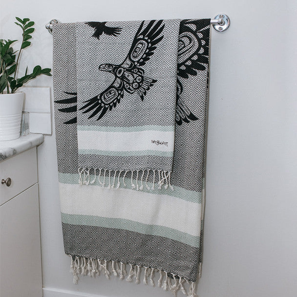 Artisan Towel (large) - "Eagle" by Corey Bulpitt