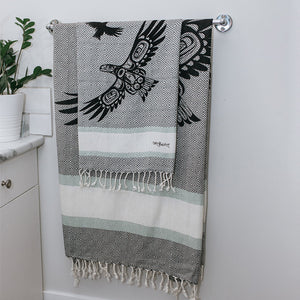 Artisan Towel (large) - "Eagle" by Corey Bulpitt