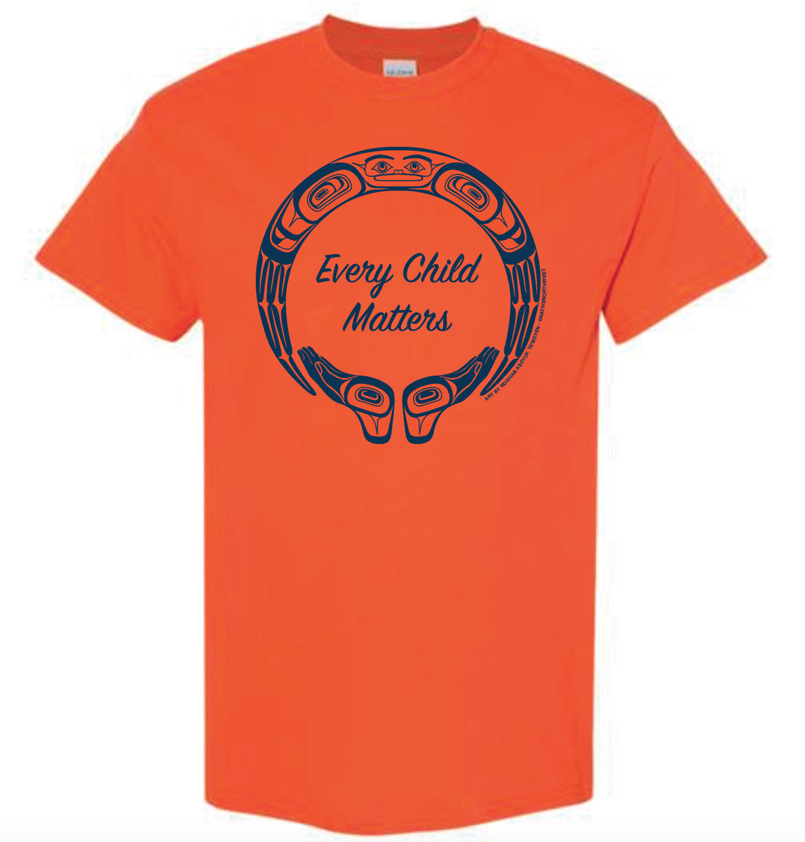 2022 - Orange Cotton T-Shirt - “Every Child Matters” by Morgan Asoyuf