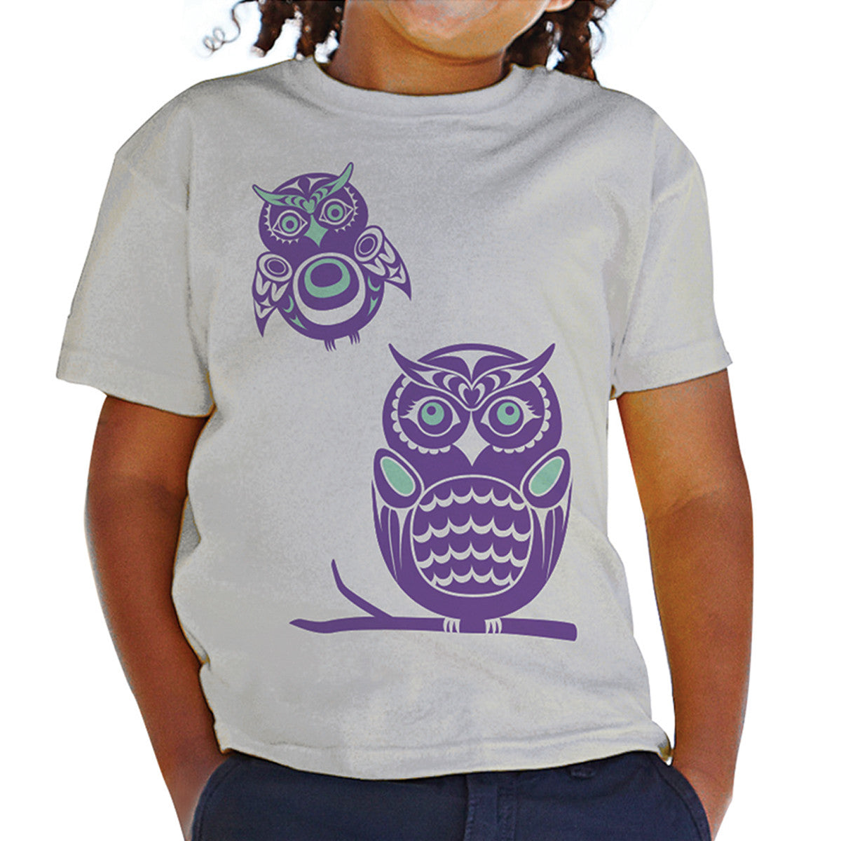 Youth T-shirt - Owls by Simone Diamond