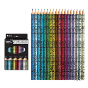 Metallic Coloured Pencils set - Feather by Simone Diamond