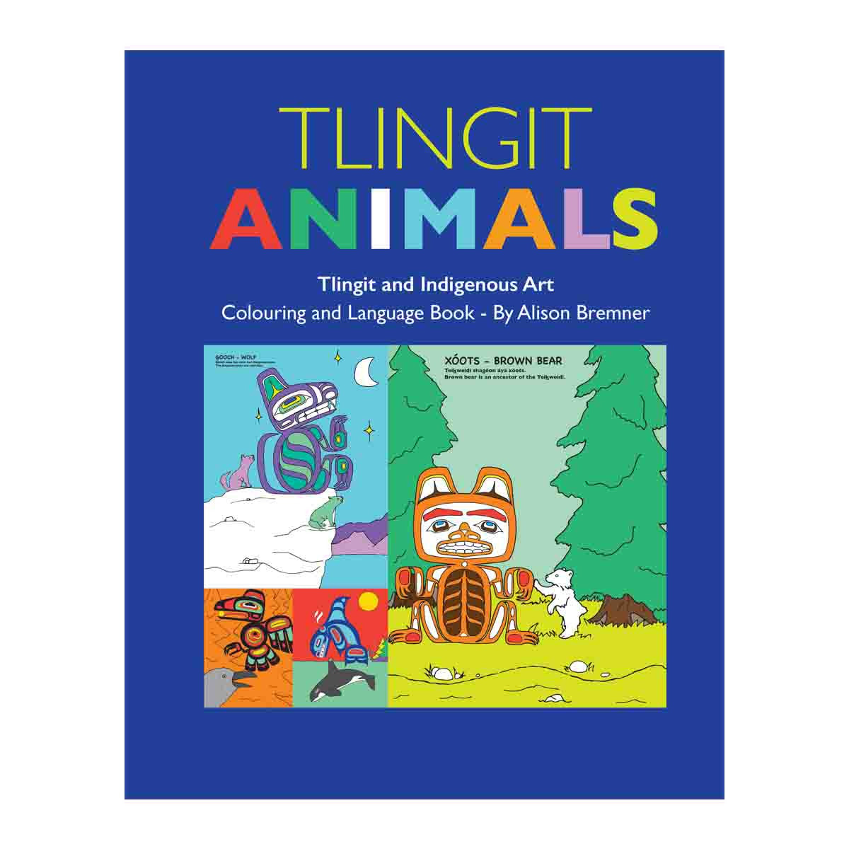 Colouring Book - Tlingit Animals by Alison Bremner